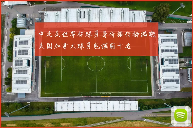 中北美世界杯球员身价排行榜揭晓美国加拿大球员包揽前十名